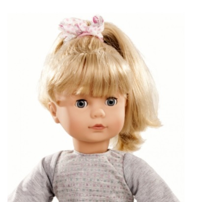 Кукла Джессика блондинка в сером платье, 46 см.  